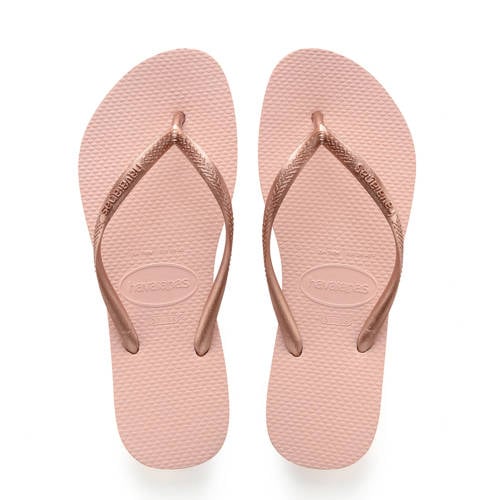 Havaianas Slim teenslippers roze afbeelding