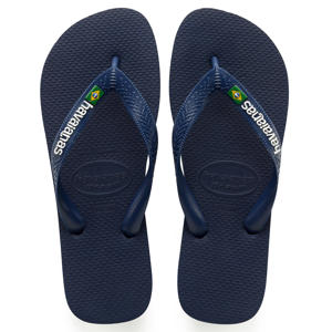 Brasil Logo teenslippers donkerblauw