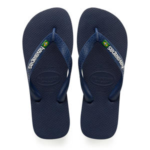 Brasil Logo teenslippers donkerblauw