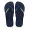Havaianas Brasil Logo teenslippers donkerblauw