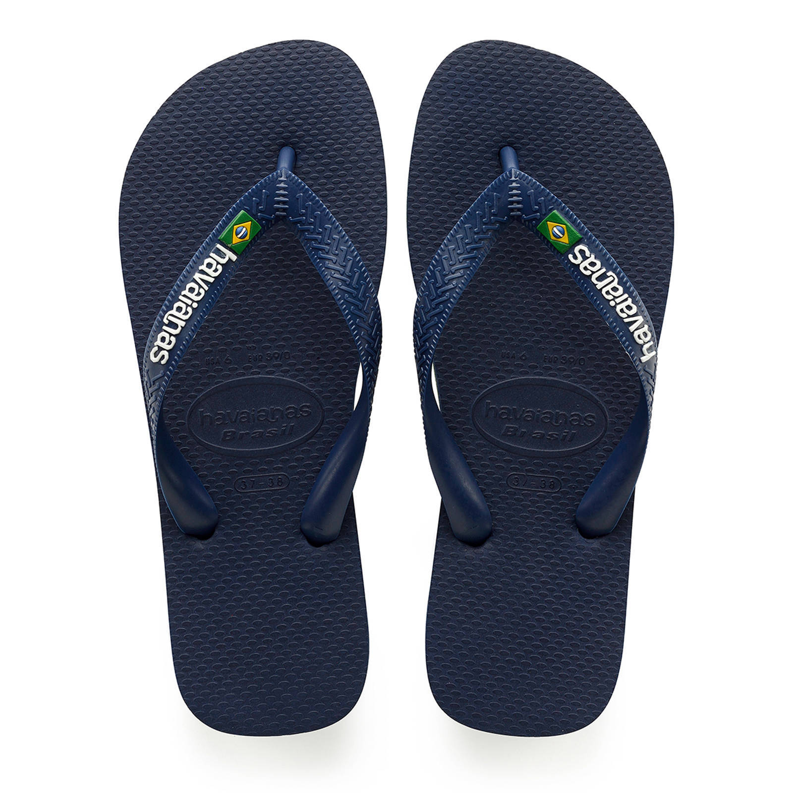 Havaianas Brasil Logo teenslippers donkerblauw | wehkamp