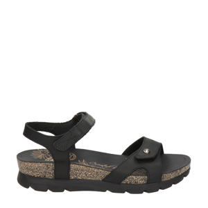 Sulia Basics nubuck sandalen zwart