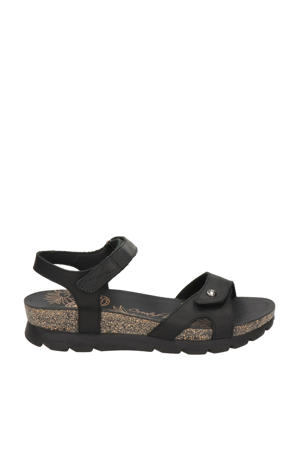 Sulia Basics nubuck sandalen zwart
