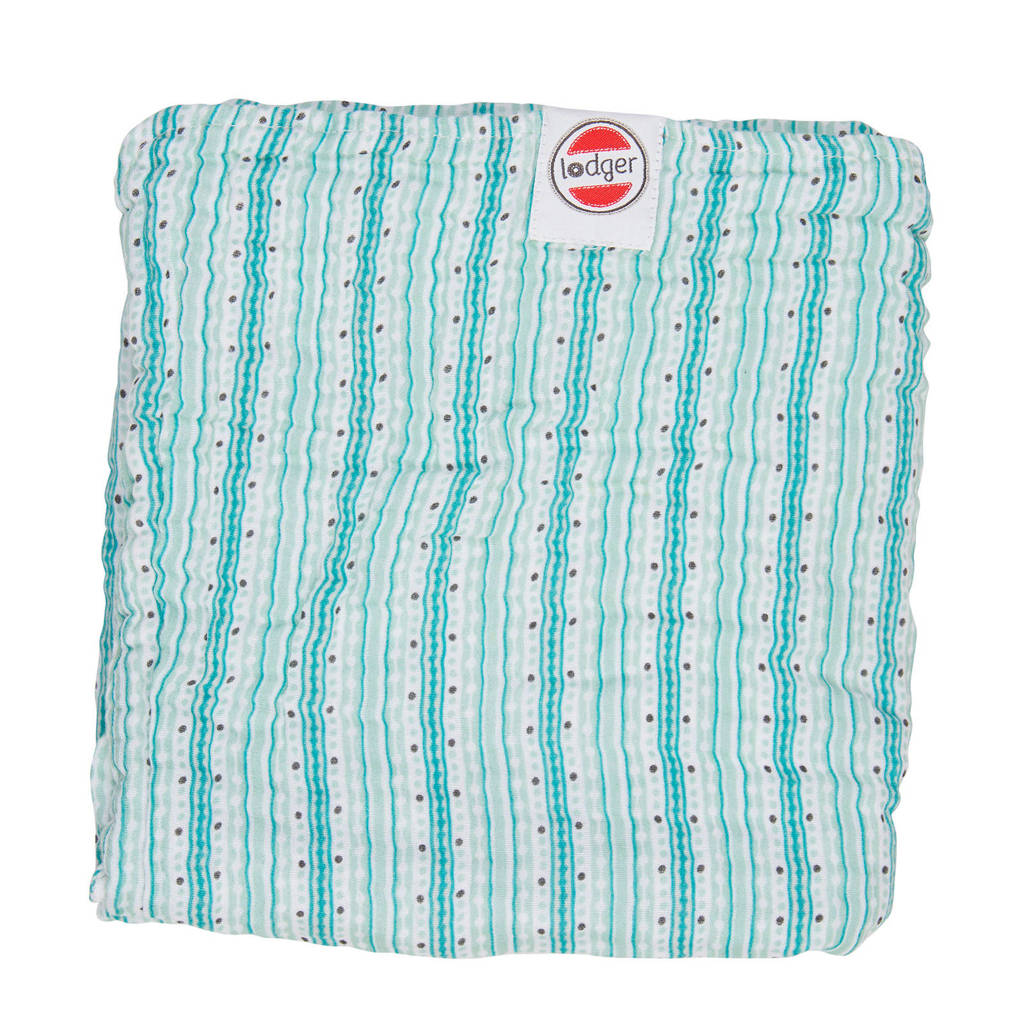 Lodger babydeken Dreamer Muslin Xandu 120x120 cm lichtgroen, Lichtgroen