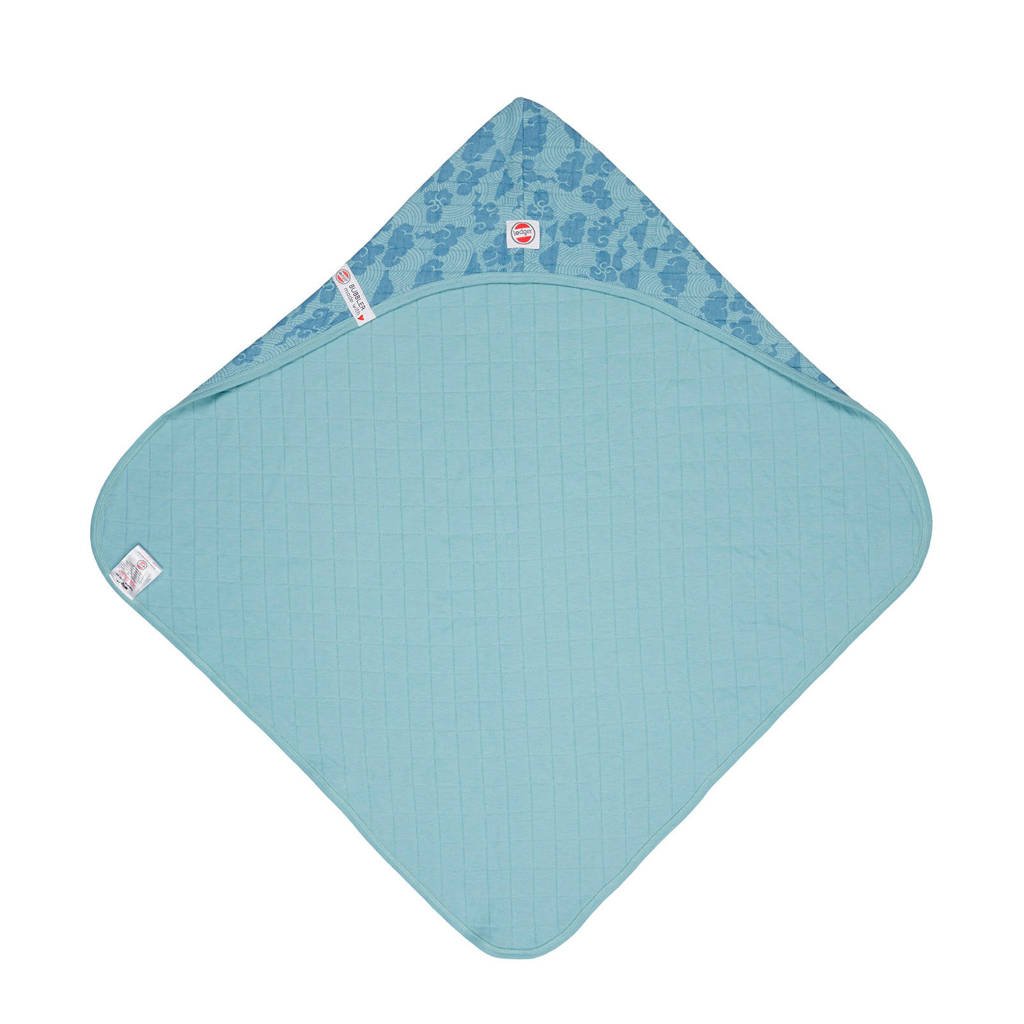 Lodger badcape Bubbler Solid lichtblauw, Blauw