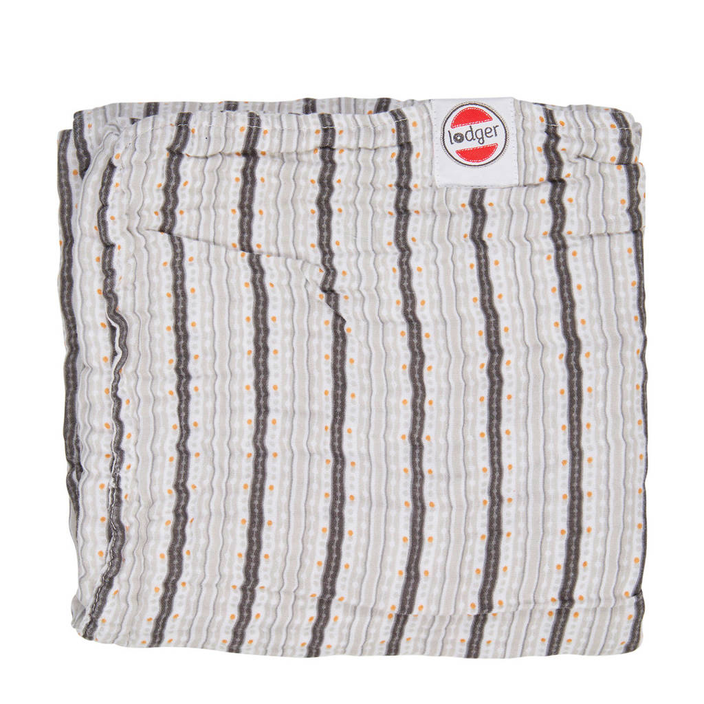 Lodger babydeken Dreamer Muslin Xandu 120x120 cm lichtgrijs, Lichtgrijs