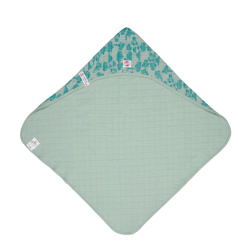 Lodger badcape Bubbler Solid groen, Groen