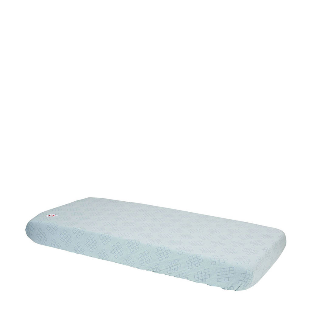 Lodger katoenen katoenen Slumber Empire hoeslaken maat 40x80 cm lichtblauw Lichtblauw