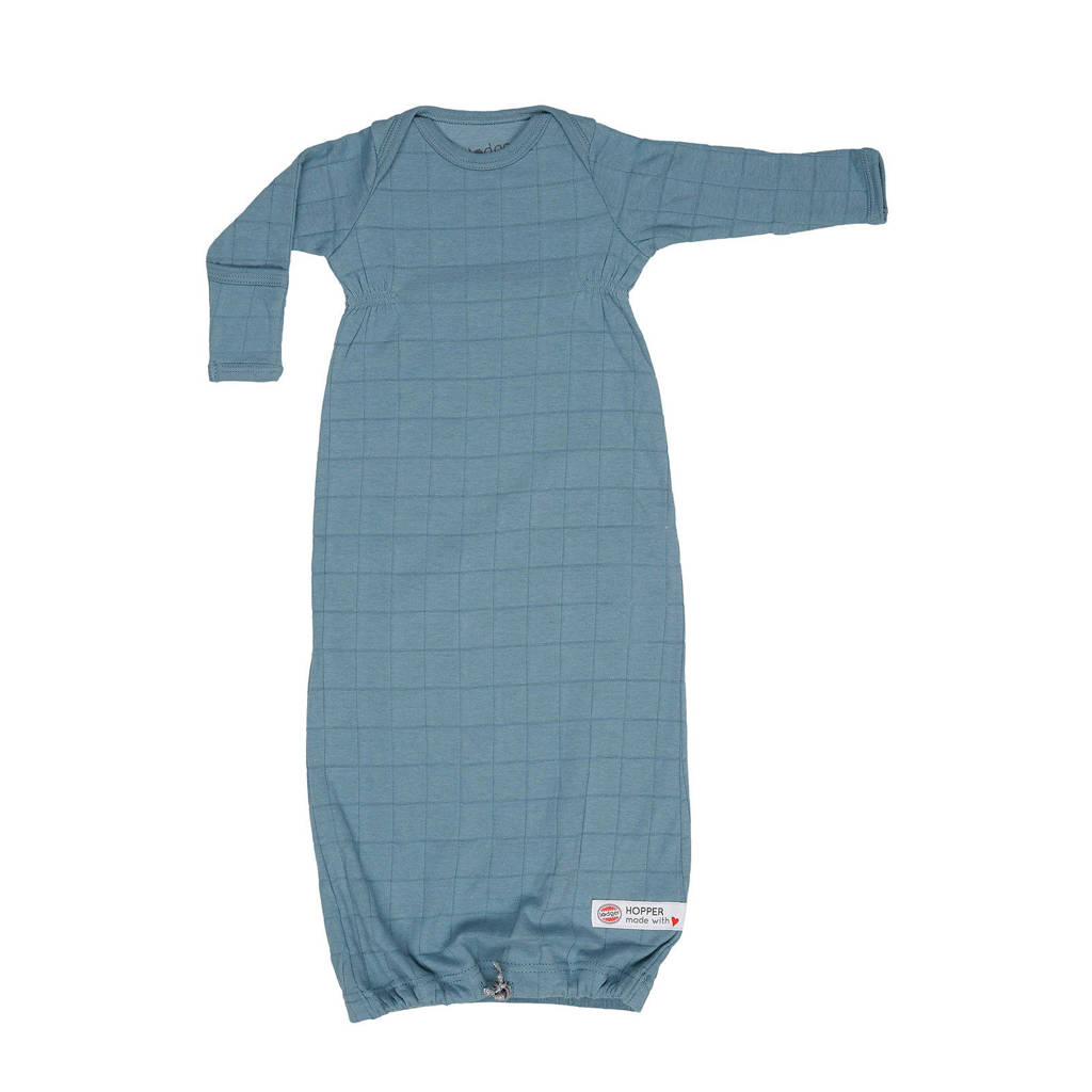 Lodger baby slaapzak zomer Hopper Newborn Solid 0-4 mnd blauw, Blauw