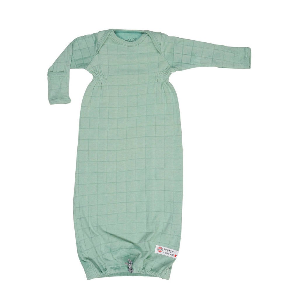 Lodger baby slaapzak zomer Hopper Newborn Solid 0-4 mnd groen, Groen