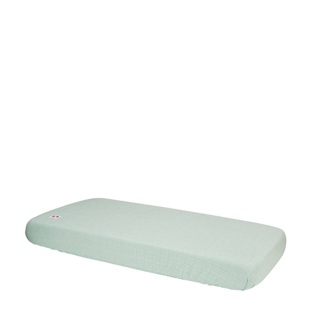 Lodger katoenen katoenen Slumber Solid hoeslaken 40 x 80 cm groen Groen