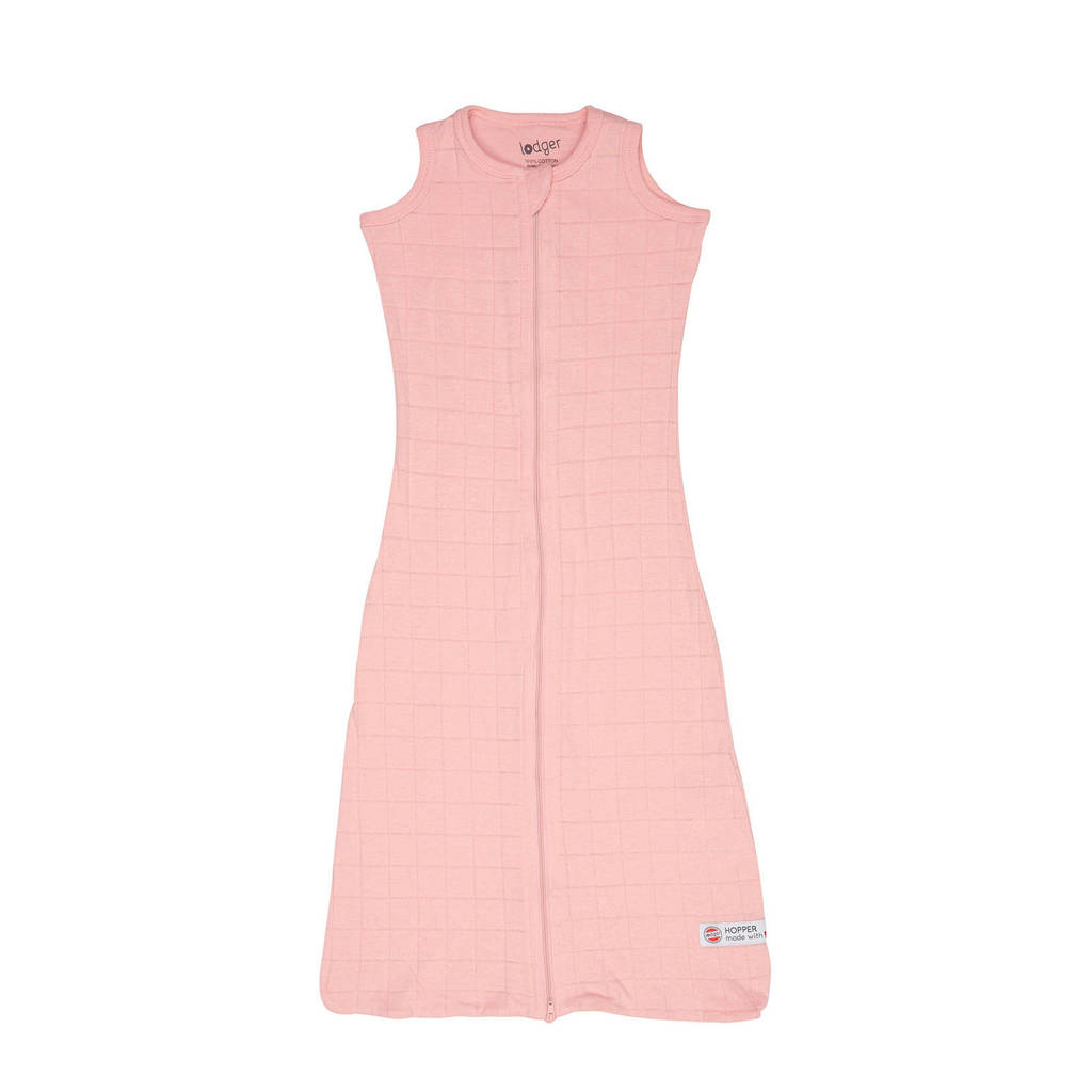 Lodger baby slaapzak zomer Hopper Sleeveless Solid 0-4 mnd blauw, Roze