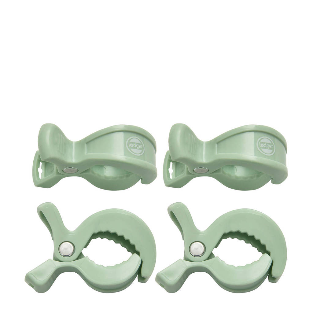 Lodger Swaddle Clips (4 stuks) groen, Groen