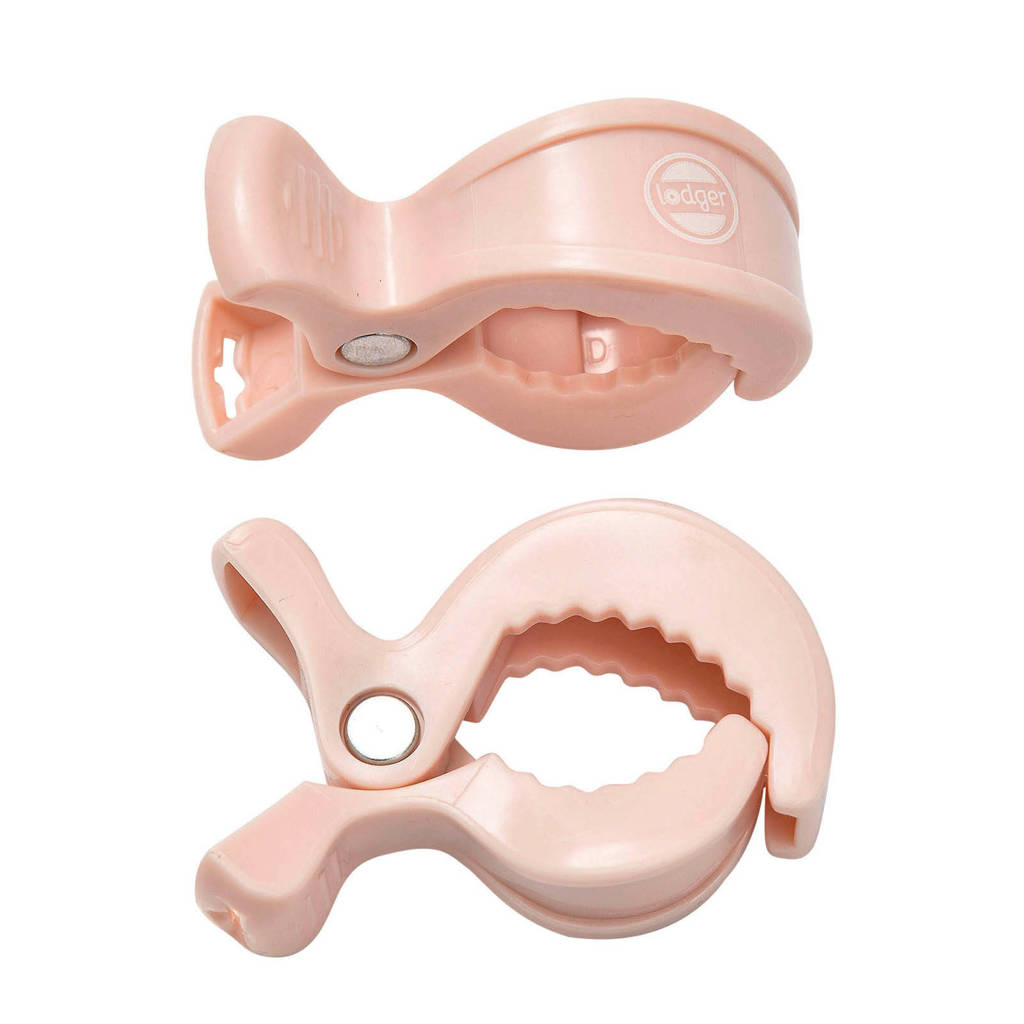 Lodger Swaddle Clip roze - set van 2, Roze