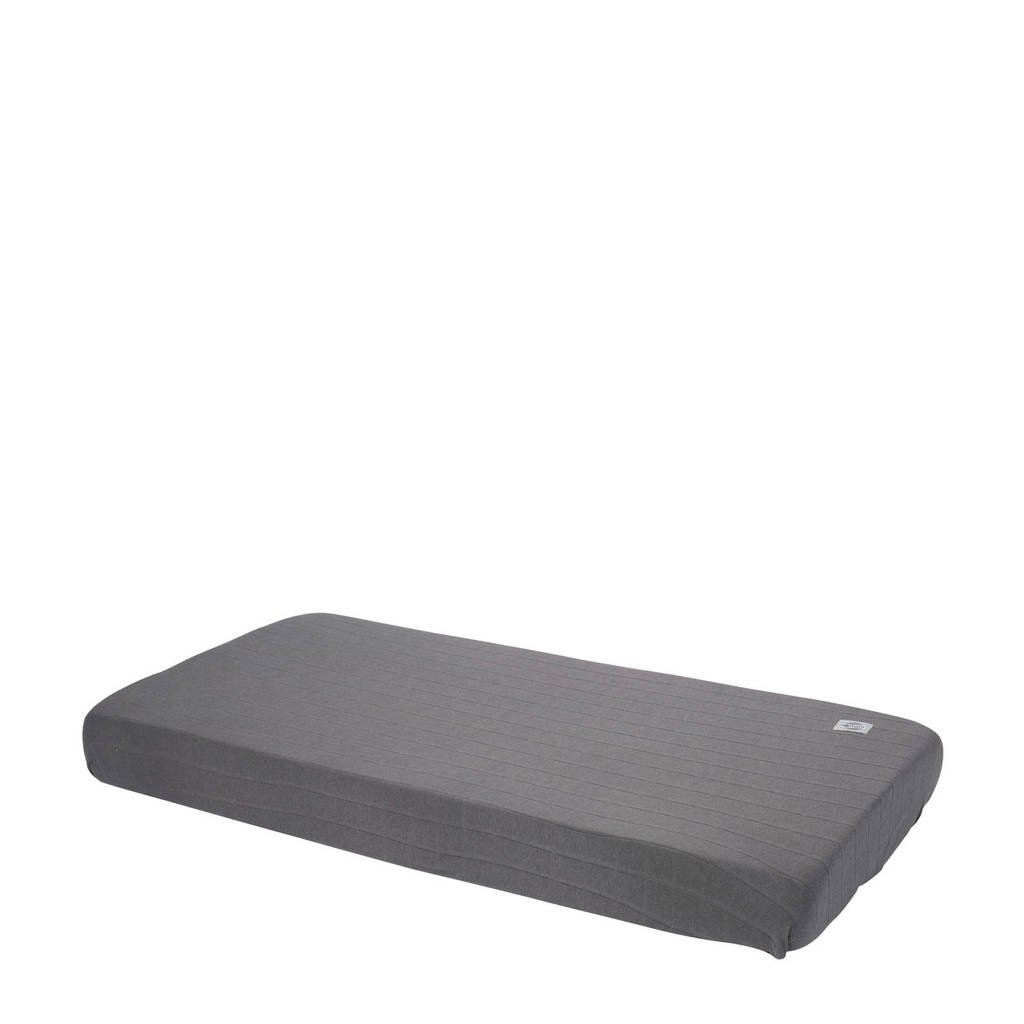 Lodger katoenen katoenen Slumber Solid baby hoeslaken 40 x 80 cm antraciet Antraciet