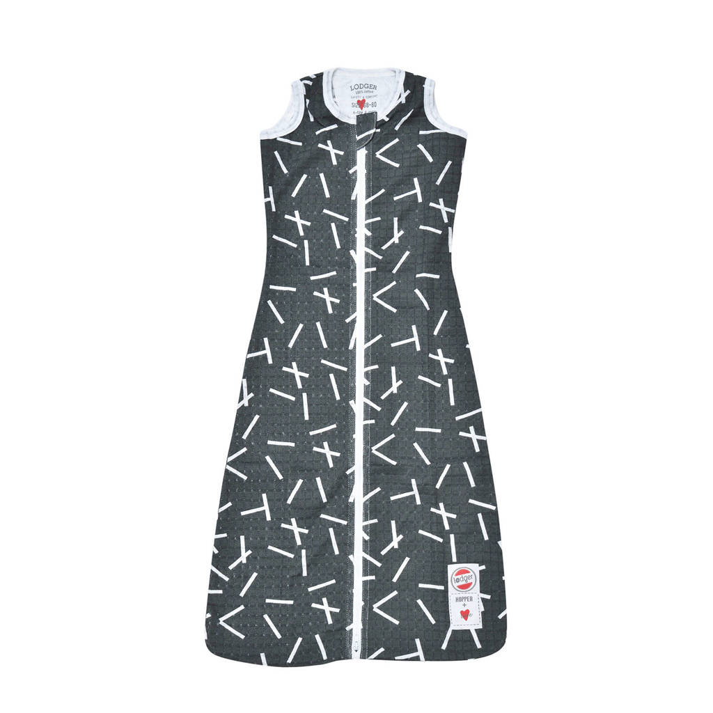 Lodger baby slaapzak Hopper Sprinkle zwart, Zwart