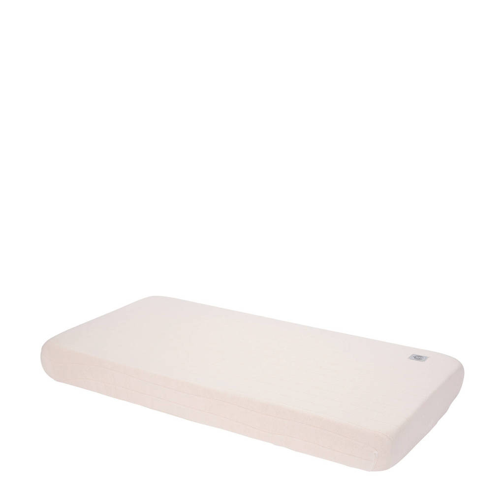 Lodger katoenen katoenen Slumber Solid hoeslaken 40 x 80 cm lichtroze Lichtroze