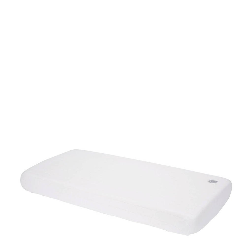 Lodger katoenen katoenen Slumber Solid hoeslaken 40 x 80 cm wit Wit