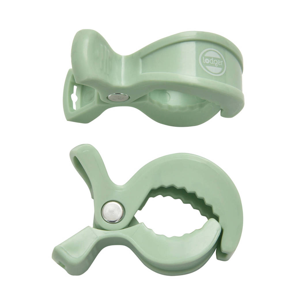 Lodger Swaddle Clips (2 stuks) groen, Groen