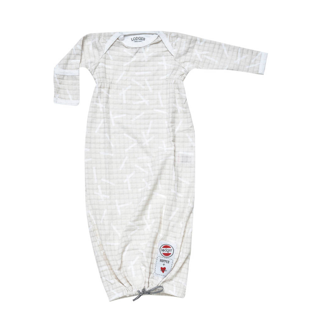 Lodger baby slaapzak Hopper Newborn Sprinkle 0-4 mnd ecru, Ecru