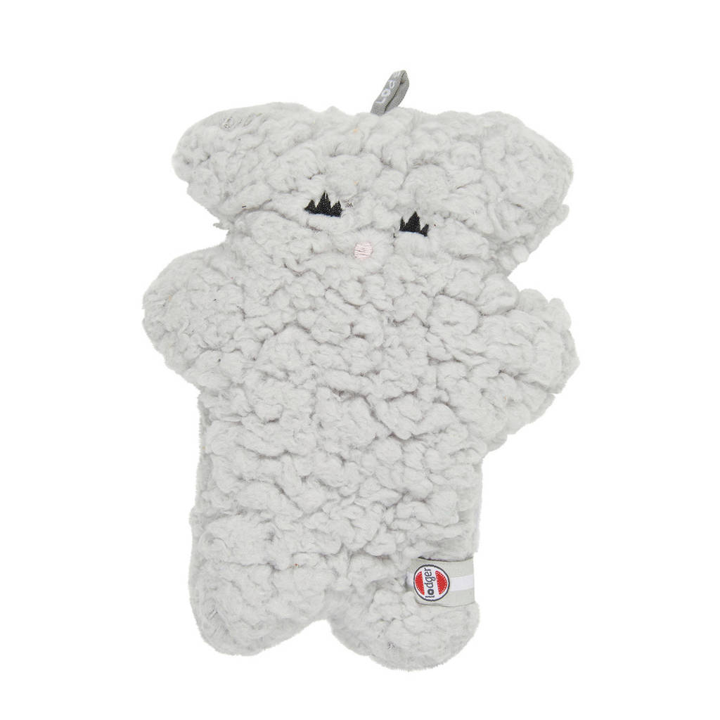 Lodger knuffel Fuzzy Scandinavian grijs 10 cm knuffel 10 cm, Grijs