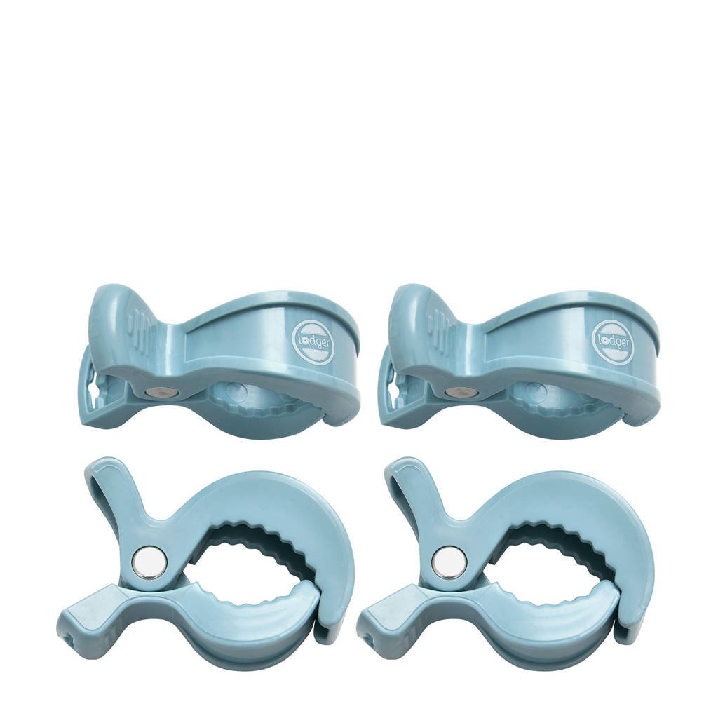 Lodger Swaddle Clips (4 stuks) lichtblauw, Lichtblauw