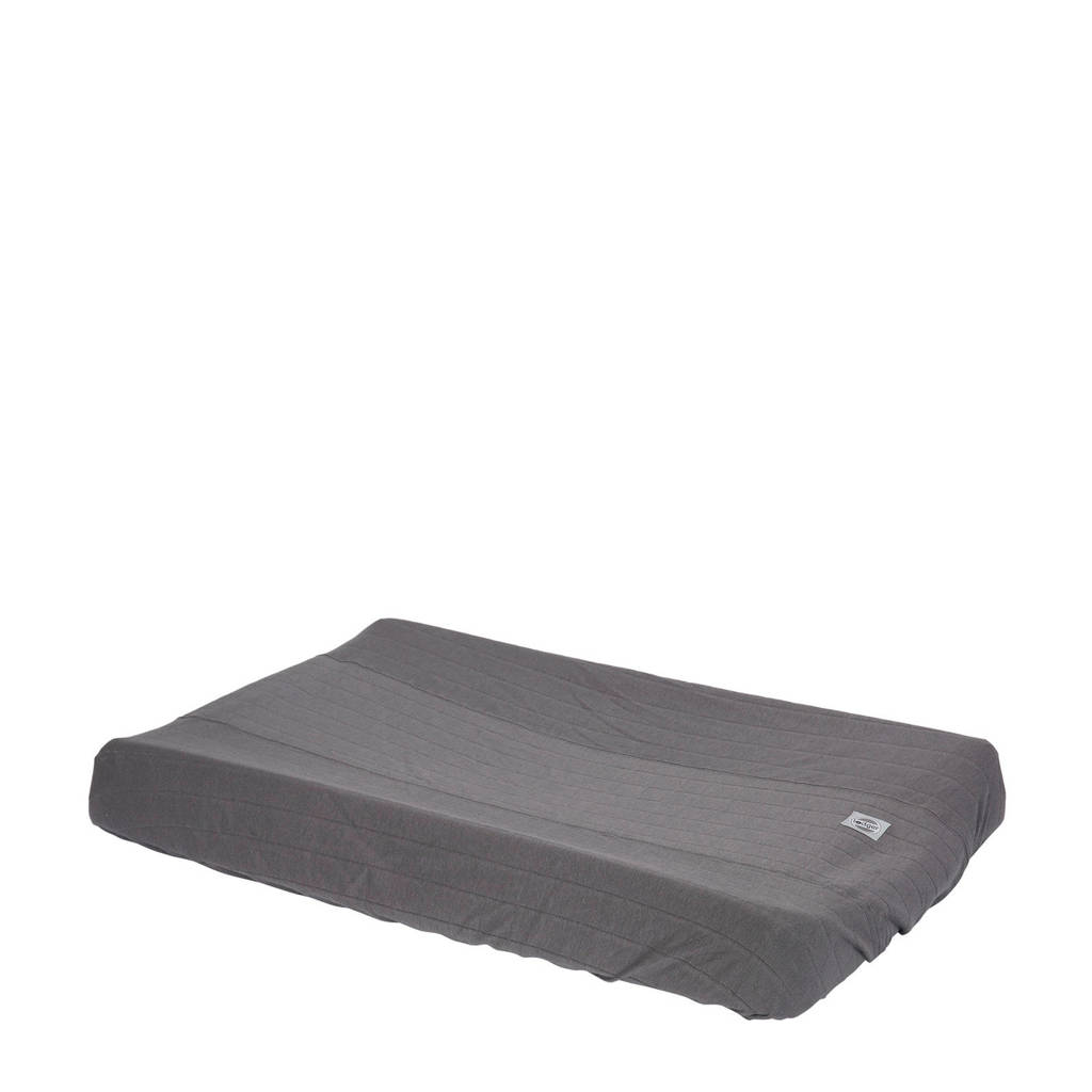 Lodger aankleedkussenhoes Changer Solid antraciet, Antraciet