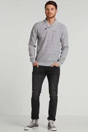 skinny fit jeans Luke moto grey