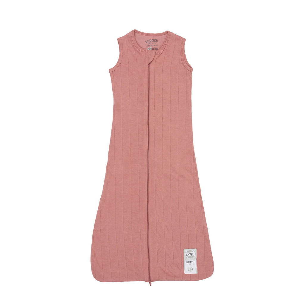 Lodger Hopper baby slaapzak zomer sleeveless solid donkerroze, Donkerroze