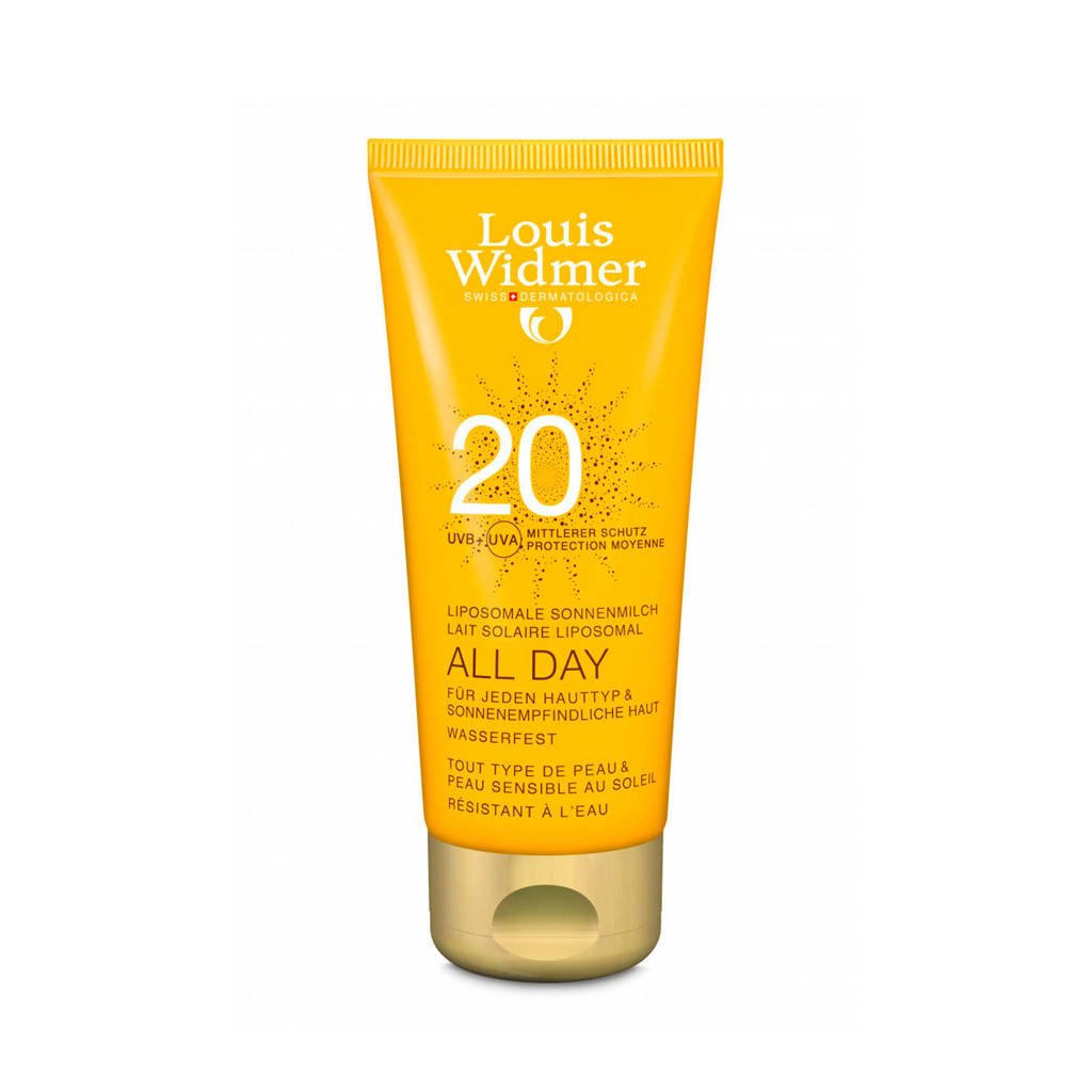 Louis Widmer All Day SPF20 zonnebrand - 100 ml