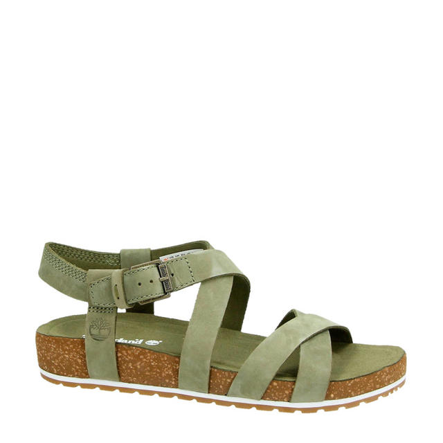 Timberland Malibu Waves nubuck sandalen groen | wehkamp sandalen timberlands