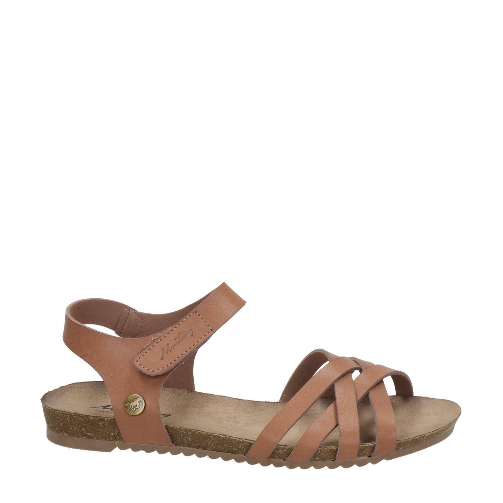 Mustang sandalen cognac | wehkamp