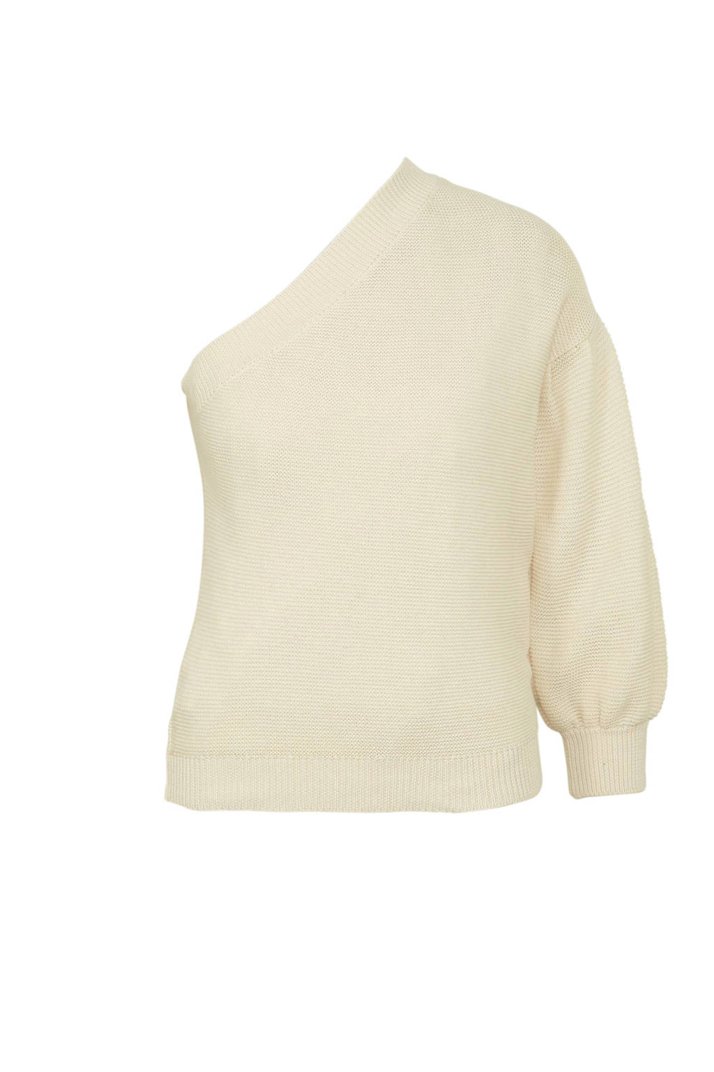 Mango asymmetrische trui lichtbeige, Lichtbeige