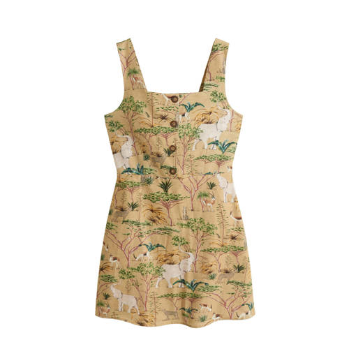 Mango jurk met all over print Mango jurk met all over print