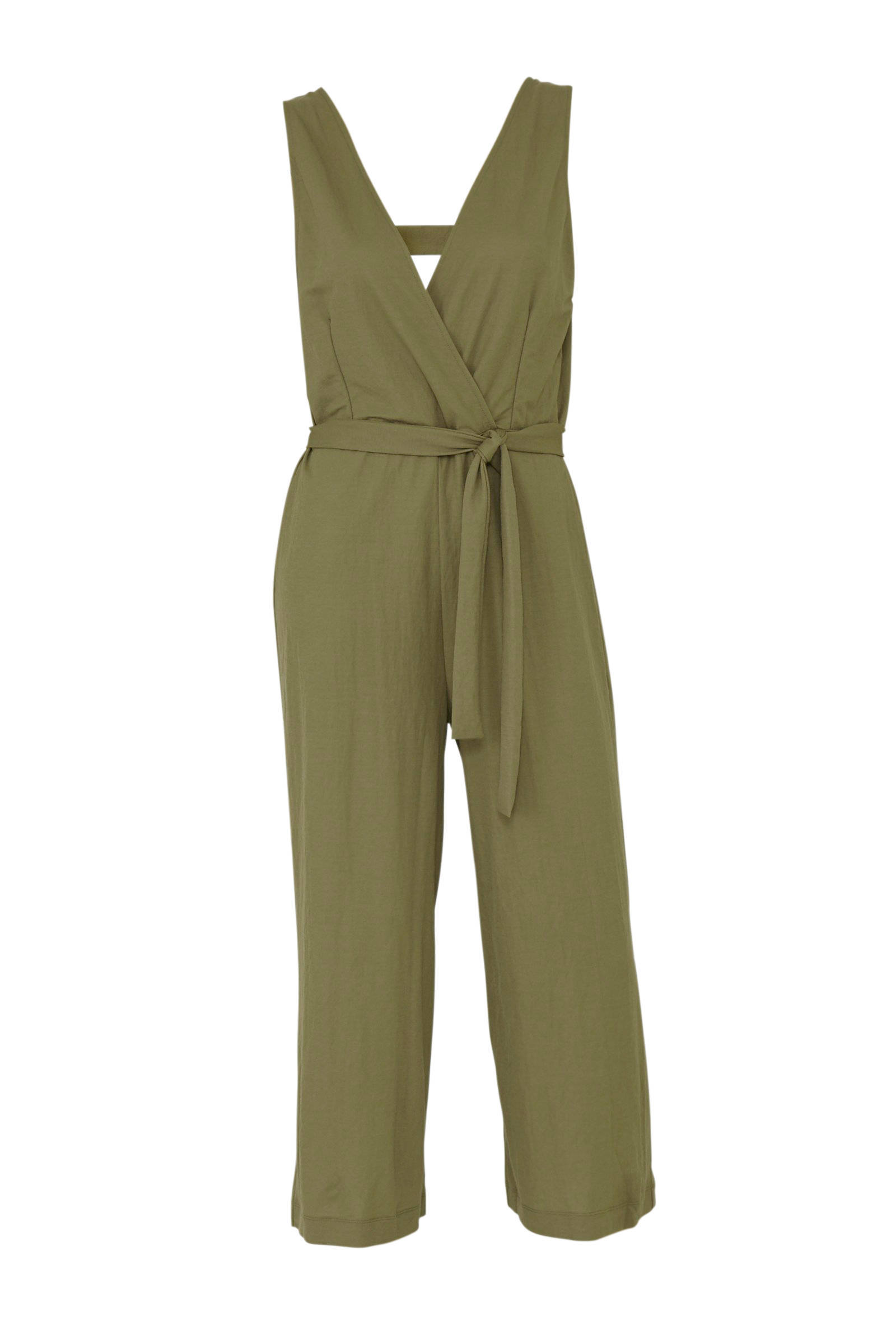 Mango jumpsuit groen wehkamp
