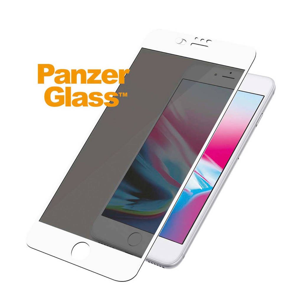 PanzerGlass iPhone 6/6S/7/8 Privacy Camslider screenprotector, Tranparant/wit