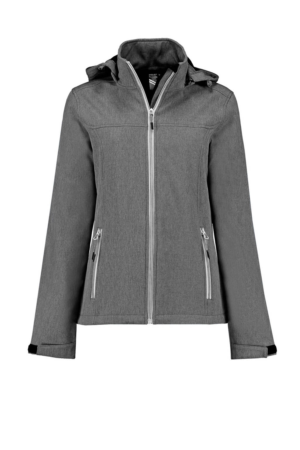 Kjelvik softshell Romi grijs, Grijs