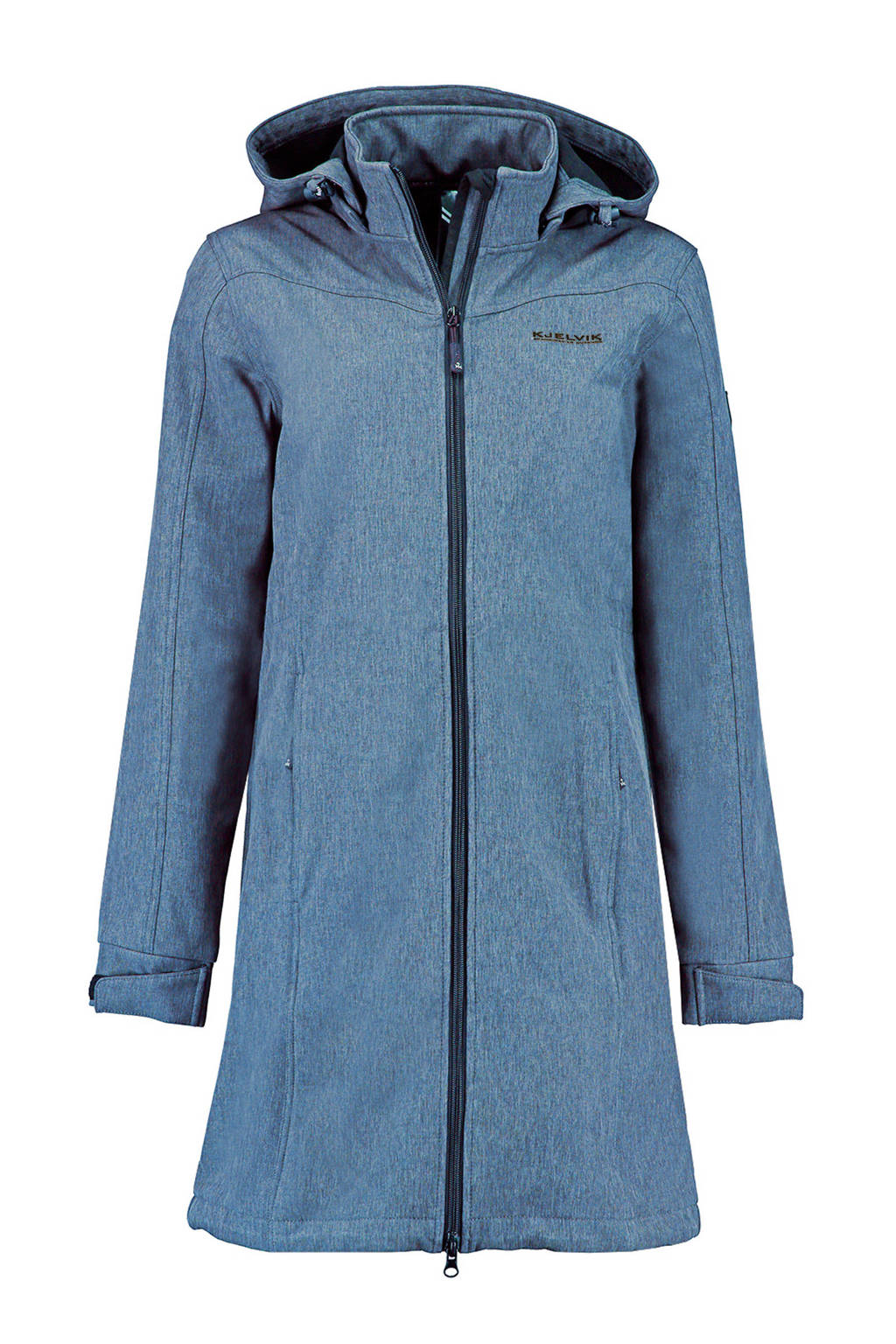 Kjelvik softshell jack Jet blauw, Blauw
