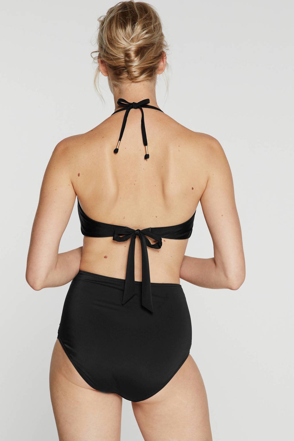 BEACHWAVE high waist corrigerend bikinibroekje zwart wehkamp