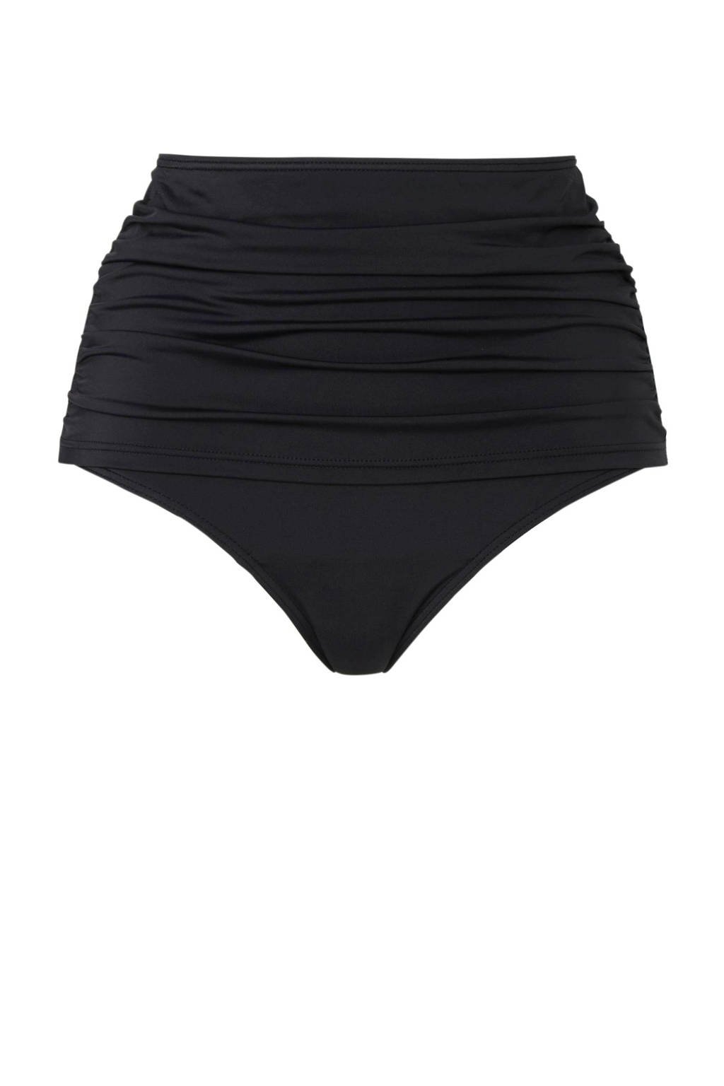 BEACHWAVE high waist corrigerend bikinibroekje zwart wehkamp