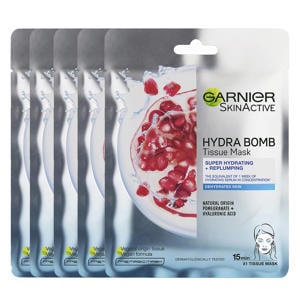 Hydra Bomb Tissue gezichtsmasker met granaatappel - 20 stuks multiverpakking