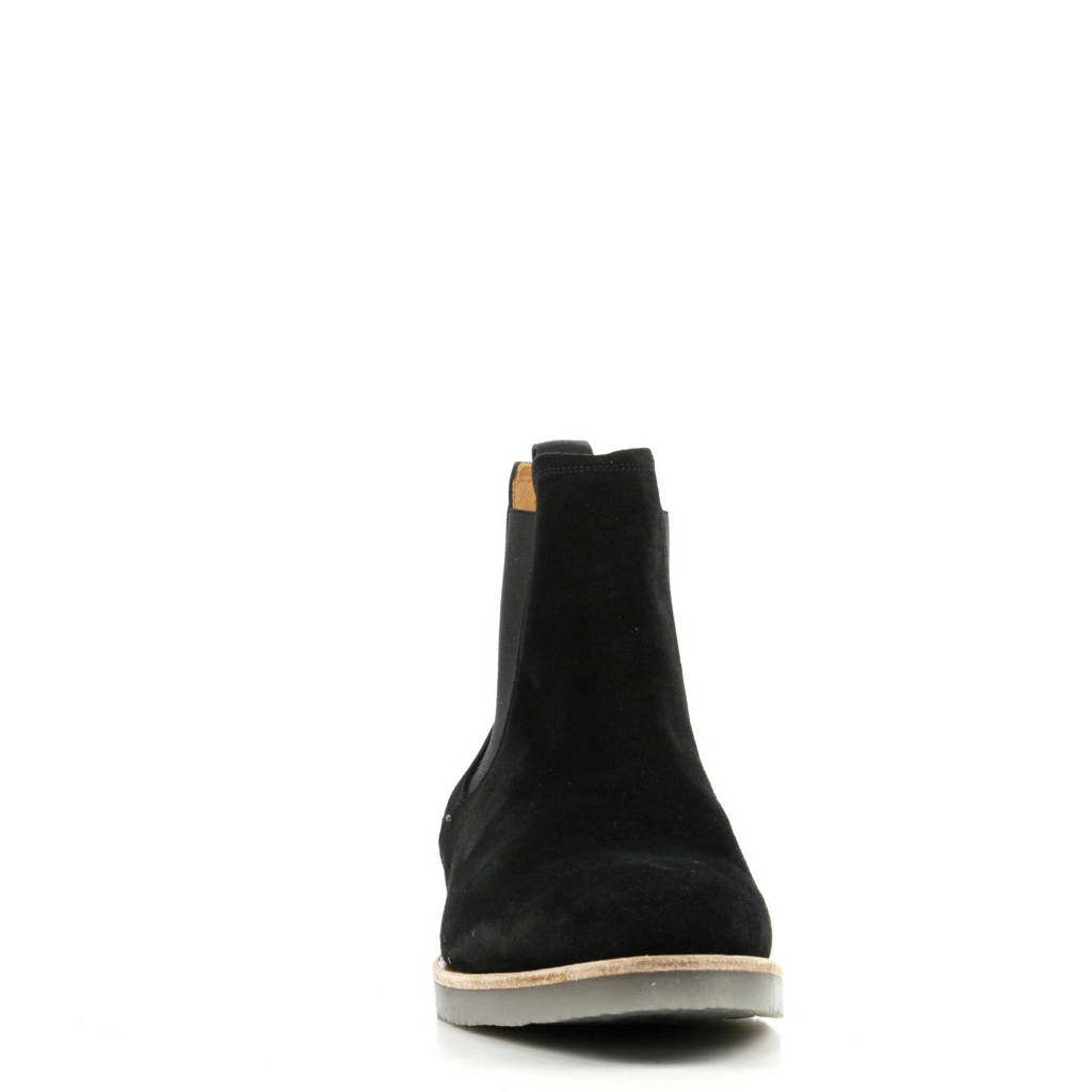 berry suede boots