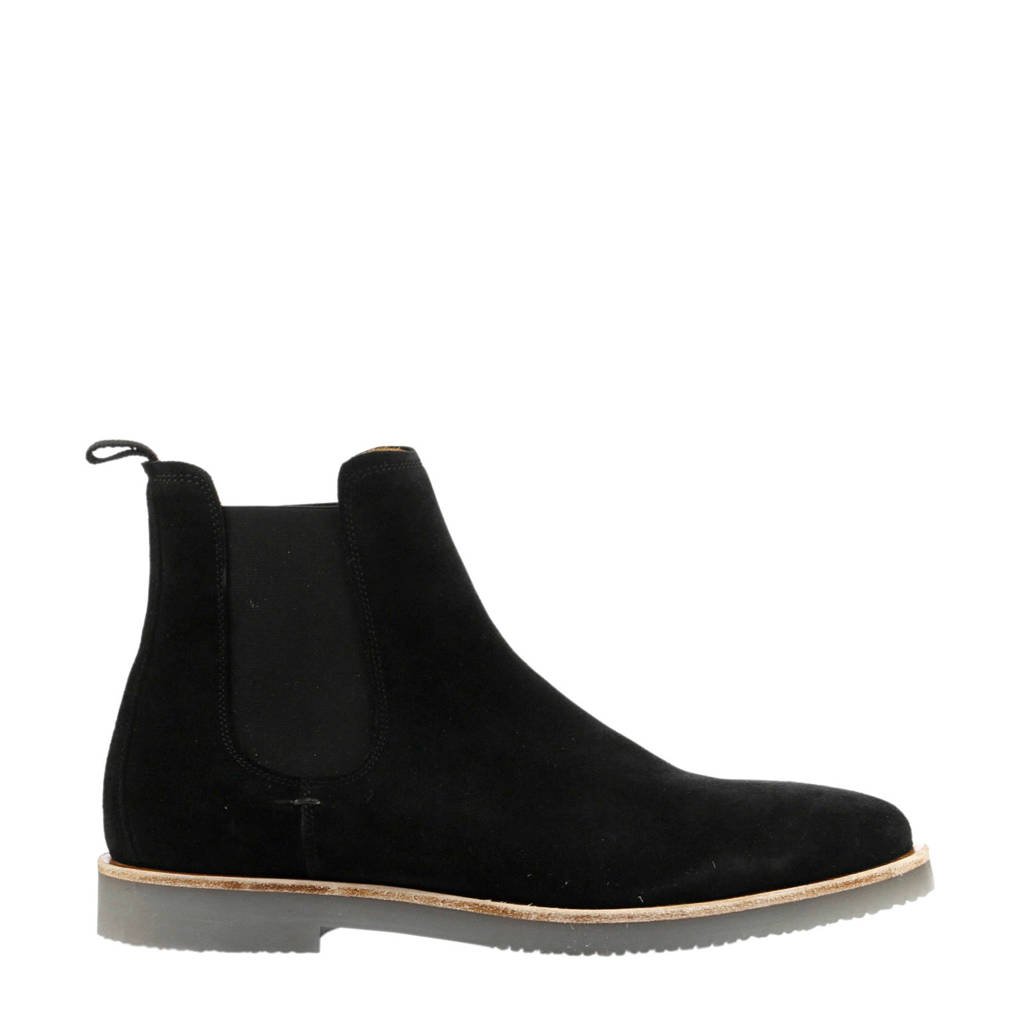 berry suede boots