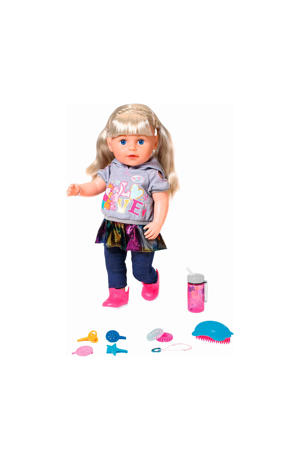 soft touch sister blond 43 cm babypop