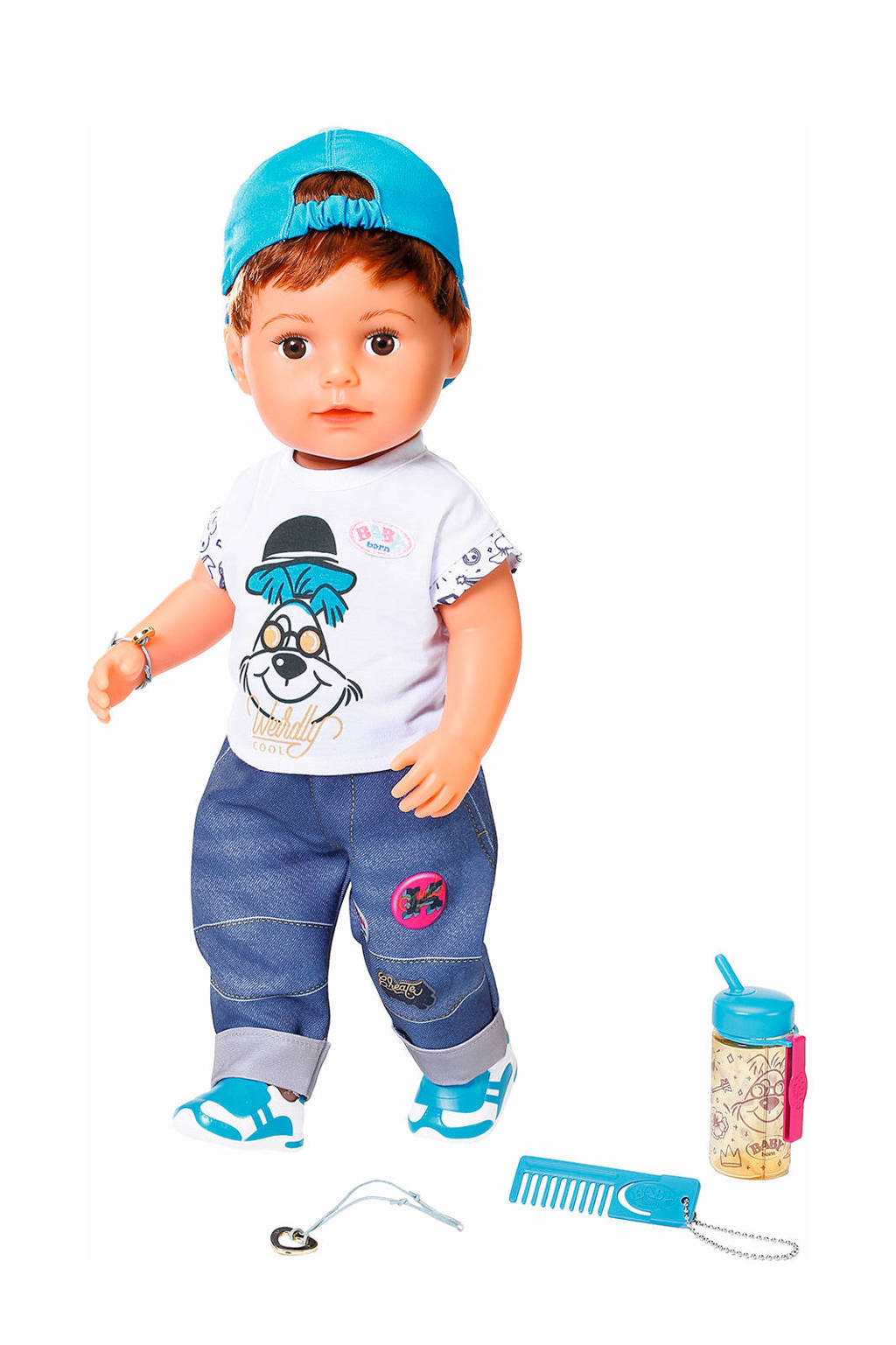BABY born Pop Soft Touch Brother Baby 43 cm (826911) | wehkamp