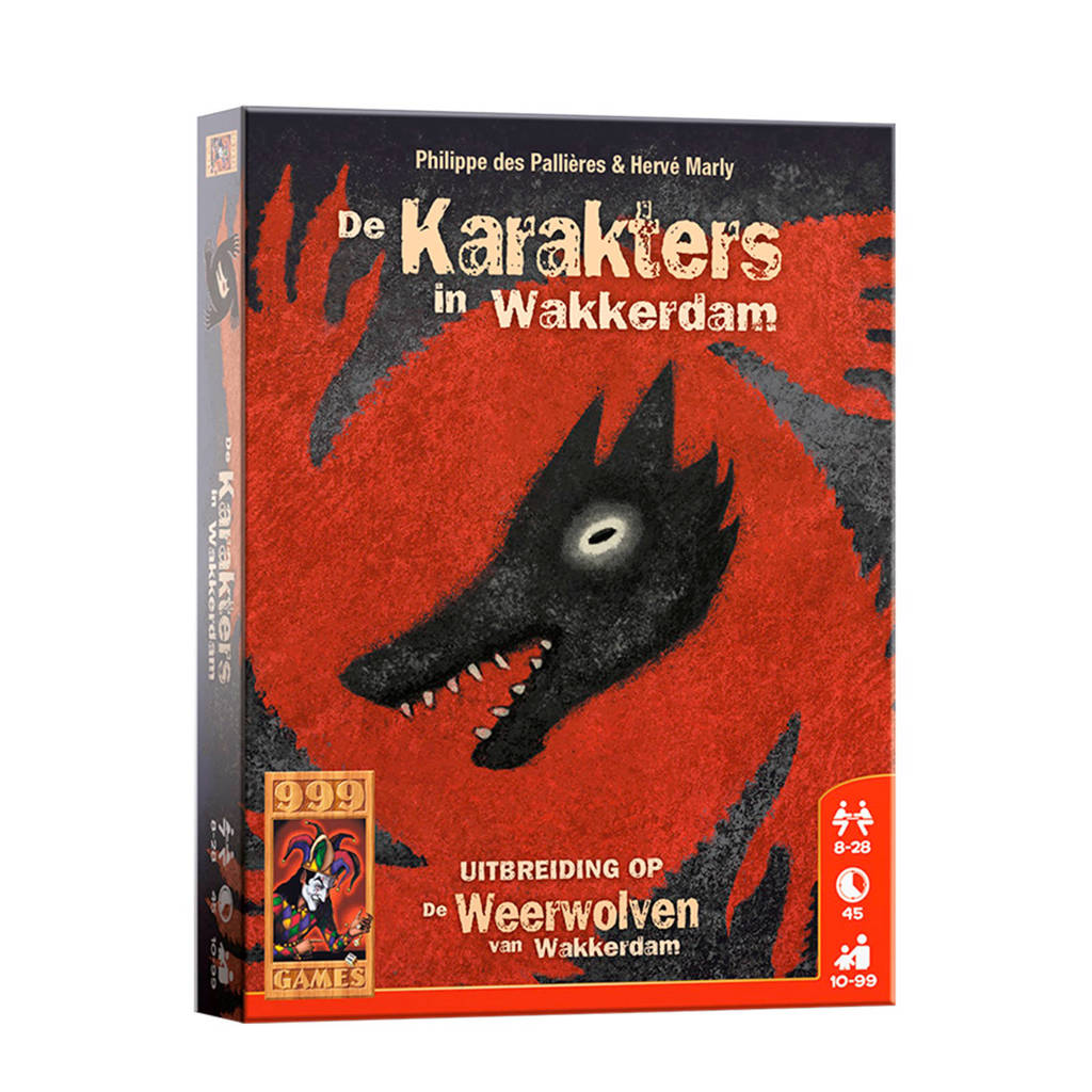 999 Games De Weerwolven van Wakkerdam: Karakters kaartspel