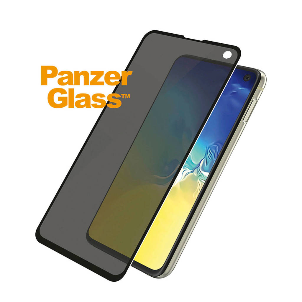 PanzerGlass Samsung Galaxy S10e Privacy screenprotector, Transparant/zwart