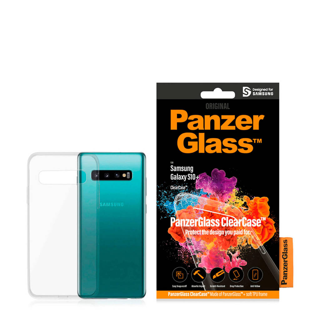 PanzerGlass clearcase Galaxy S10+, Transparant