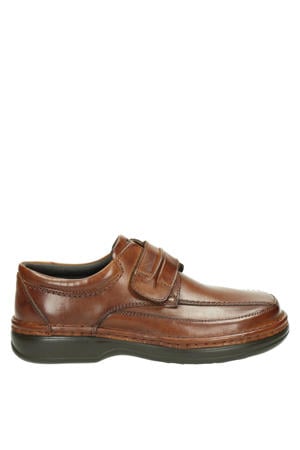 comfort leren instappers cognac