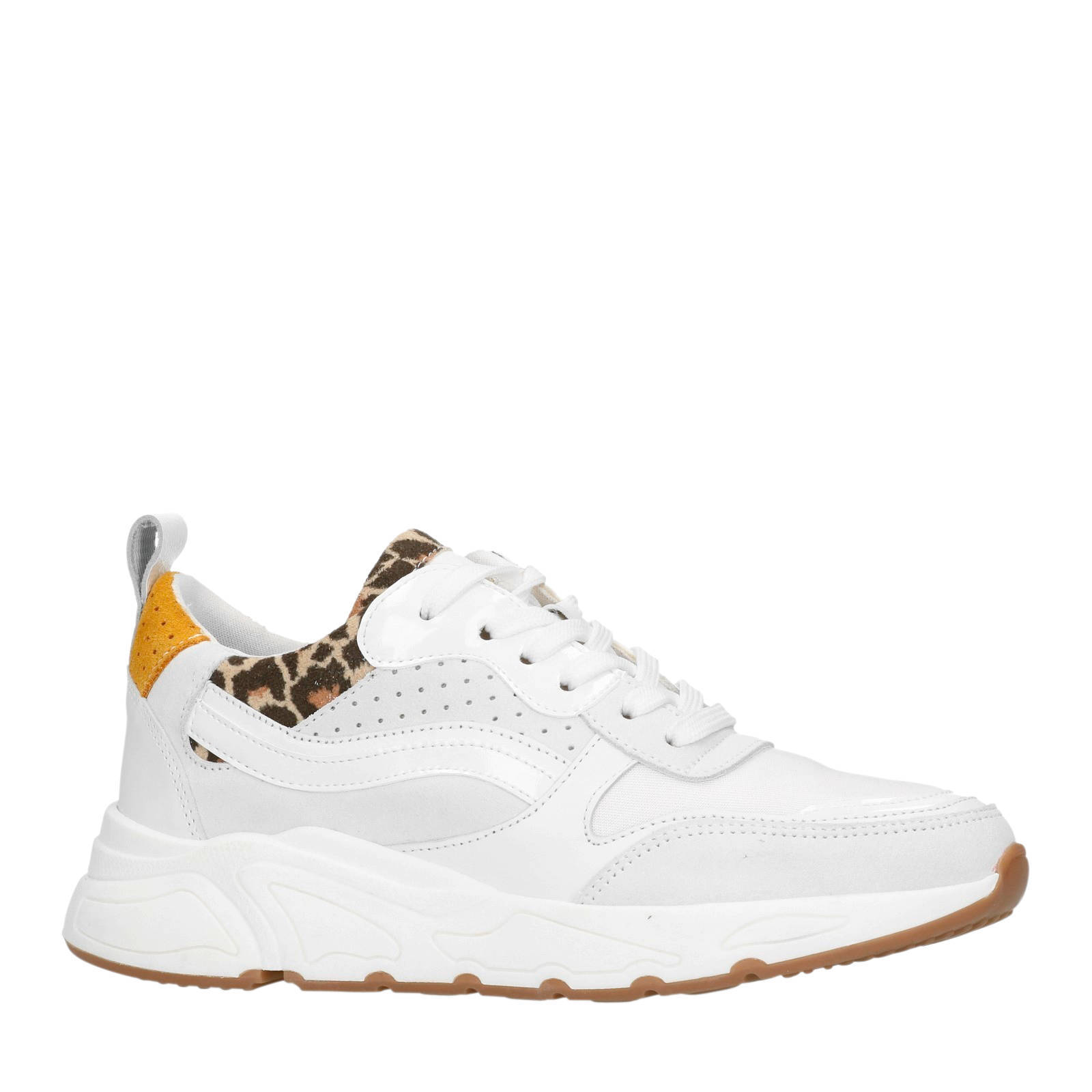 Witte lage sneakers met touwzool - Damesschoenen – SACHA